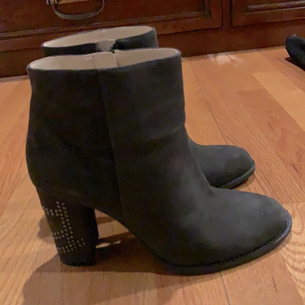 Nine West Nubuck Leather Booties